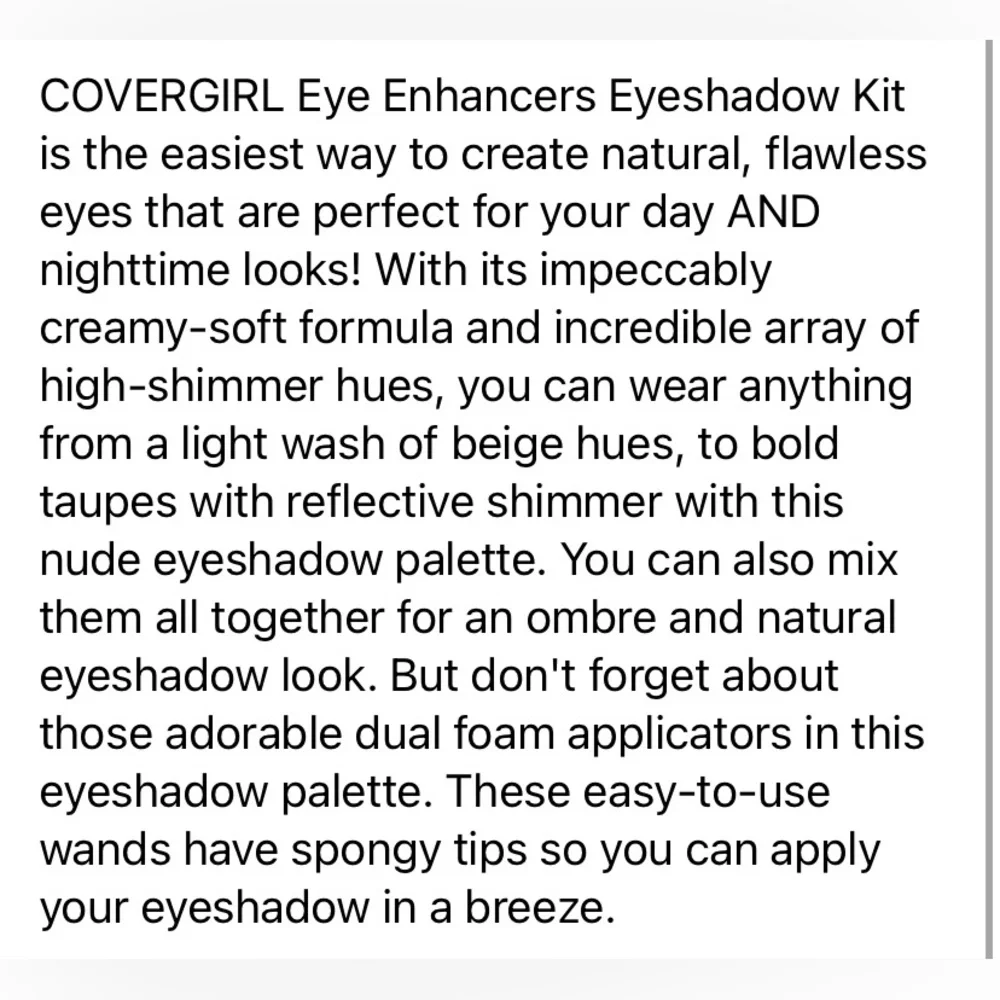 Covergirl Eye Enhancer Palette - Sheerly Nudes - Picture 3 of 5